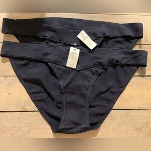 AERIE- black bikini underwear 2 pairs